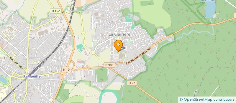 localisation de l'entreprise MADAME MARIE HAMEURT  RAMBOUILLET