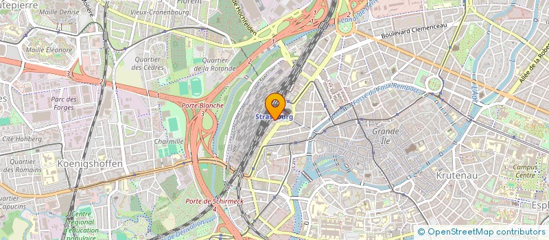 localisation de l'entreprise MADAME MARIE HAMM  STRASBOURG