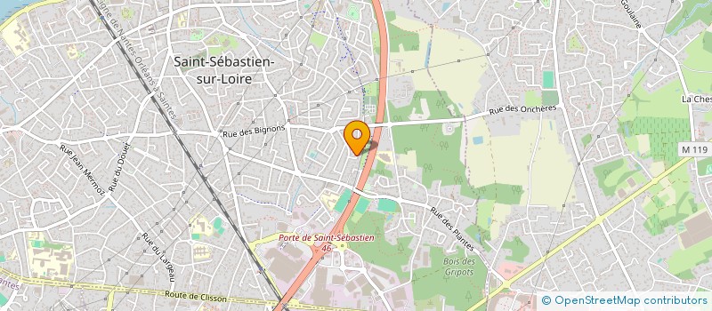 localisation de l'entreprise MADAME MARIE HAMON  SAINT-SEBASTIEN-SUR-LOIRE