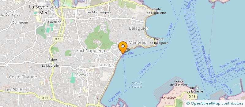 localisation de l'entreprise MADAME MARIE HAPIPI  LA SEYNE-SUR-MER