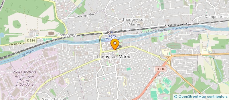 localisation de l'entreprise MADAME MARIE HARBONNIER à LAGNY-SUR-MARNE