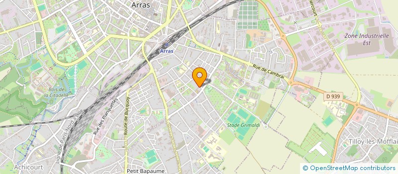 localisation de l'entreprise MADAME MARIE HARDUIN à ARRAS