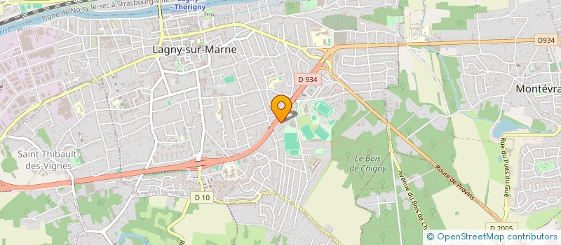 localisation de l'entreprise MADAME MARIE HAREL  LAGNY-SUR-MARNE