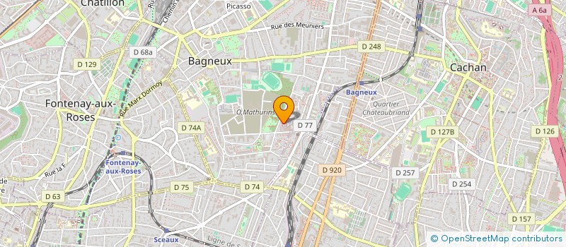 localisation de l'entreprise MADAME MARIE HARTSTEIN à BAGNEUX