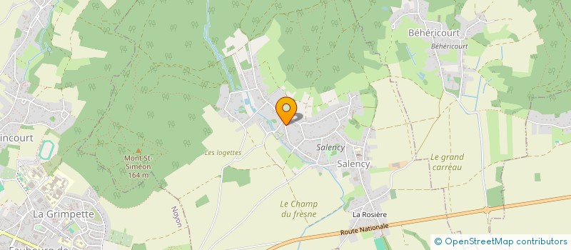 localisation de l'entreprise MADAME MARIE HAUDRY à MORLINCOURT