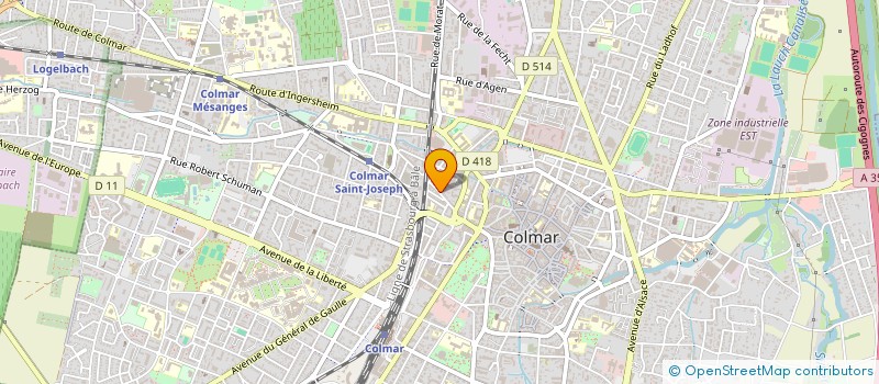 localisation de l'entreprise MADAME MARIE HAUSHERR  COLMAR