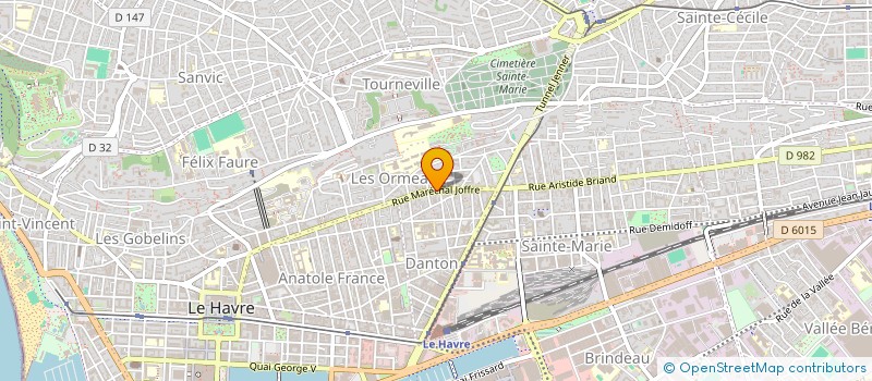 localisation de l'entreprise MADAME MARIE HAZARD à LE HAVRE