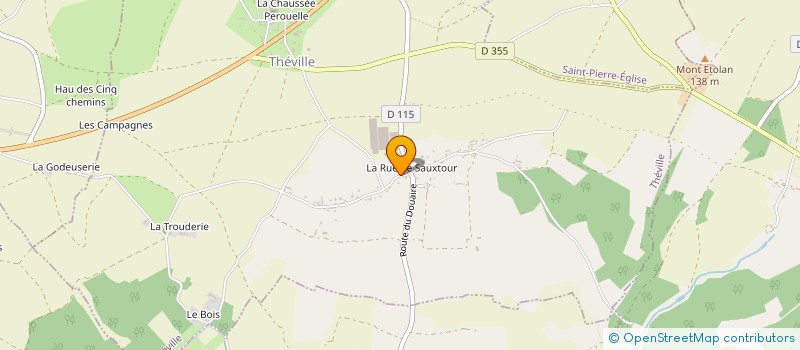 localisation de l'entreprise MADAME MARIE HEBERT à THEVILLE