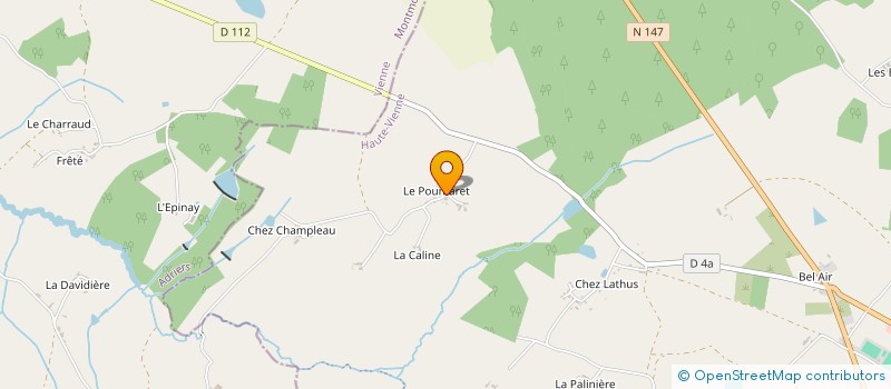 localisation de l'entreprise MADAME MARIE HEBRAS à VAL-D'OIRE-ET-GARTEMPE
