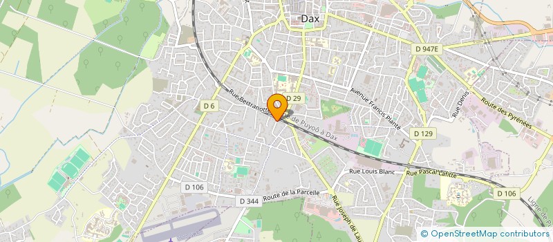 localisation de l'entreprise MADAME MARIE HEBUTERNE à DAX