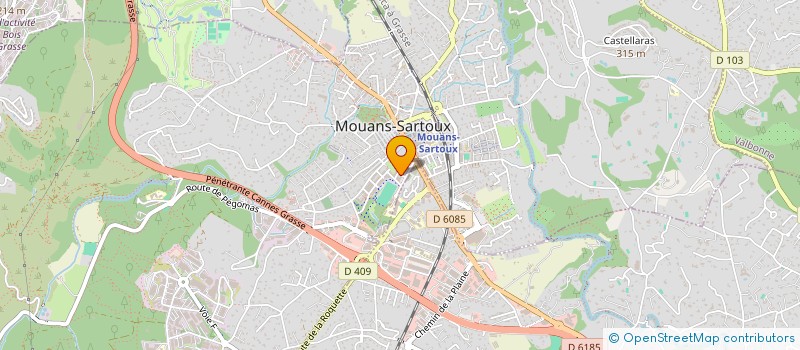 localisation de l'entreprise MADAME MARIE HEID  MOUANS-SARTOUX