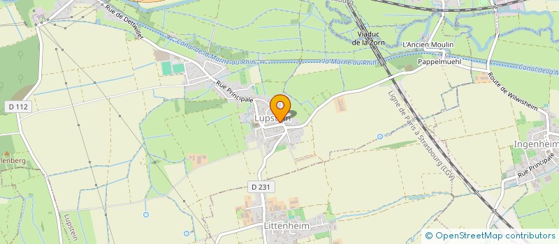 localisation de l'entreprise MADAME MARIE HEITZ  LUPSTEIN