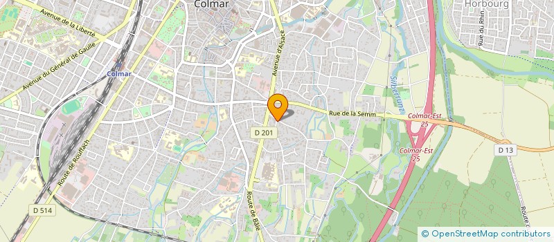 localisation de l'entreprise MADAME MARIE HEITZ à COLMAR