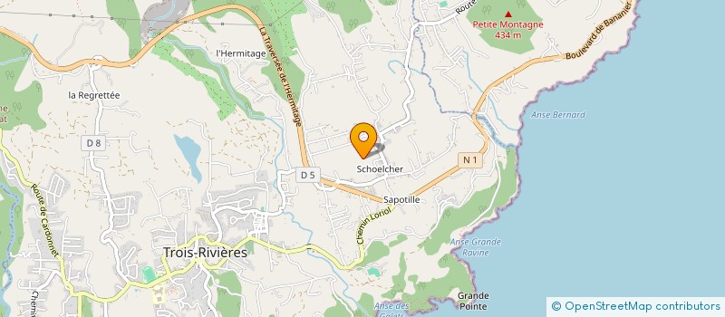 localisation de l'entreprise MADAME MARIE-HELENE ALEXIS  TROIS-RIVIERES