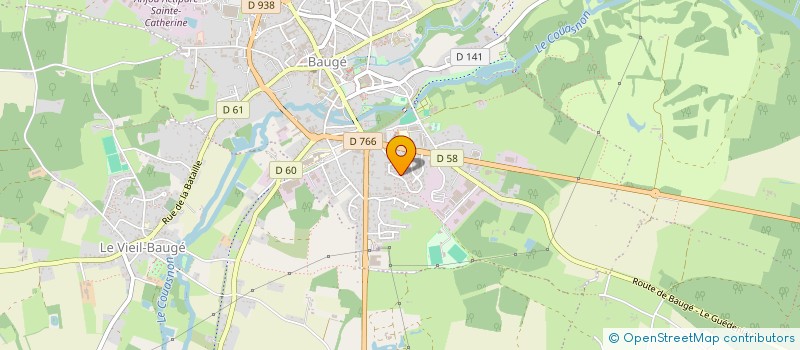 localisation de l'entreprise MADAME MARIE-HELENE ALLAUME  BAUGE-EN-ANJOU