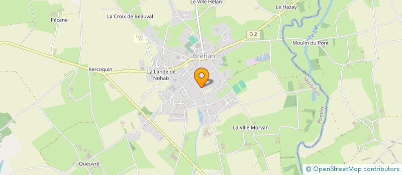 localisation de l'entreprise MADAME MARIE-HELENE ALLIO  BREHAN