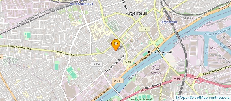 localisation de l'entreprise MADAME MARIE-HELENE ARCHIMBAUD  ARGENTEUIL