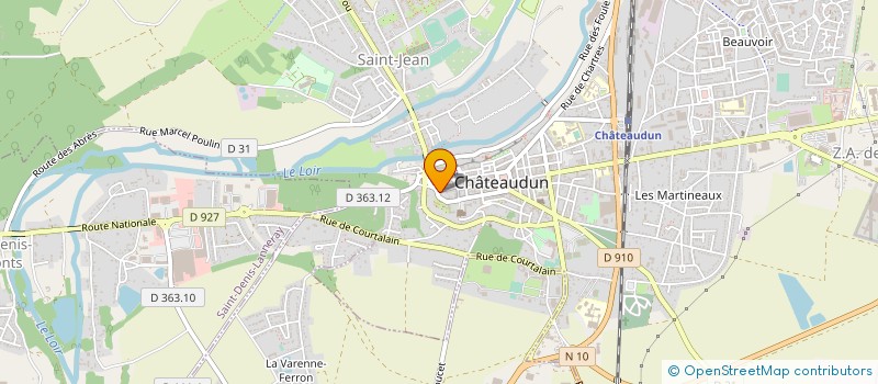 localisation de l'entreprise MADAME MARIE-HELENE AUBERT à CHATEAUDUN