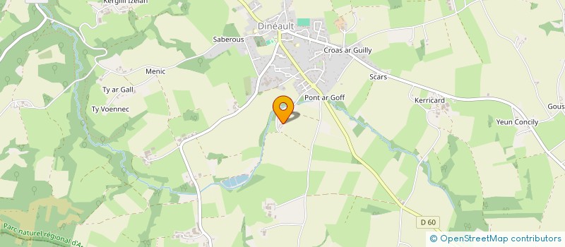 localisation de l'entreprise MADAME MARIE-HELENE AUTRET  DINEAULT