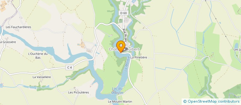 localisation de l'entreprise MADAME MARIE HELENE BARLIER  CHATEAU-GUIBERT