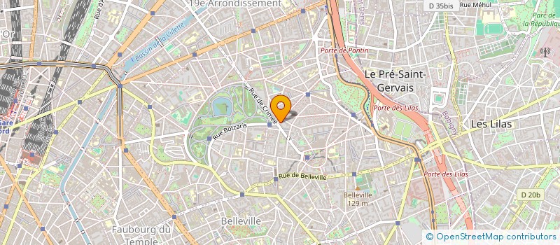 localisation de l'entreprise MADAME MARIE-HELENE BAUX  PARIS