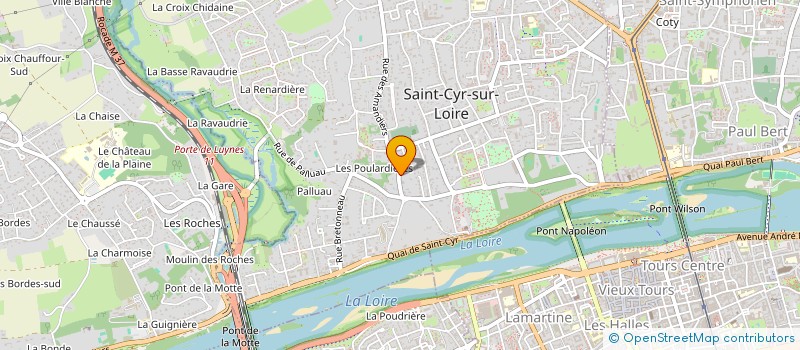 localisation de l'entreprise MADAME MARIE HELENE BEAU  SAINT-CYR-SUR-LOIRE