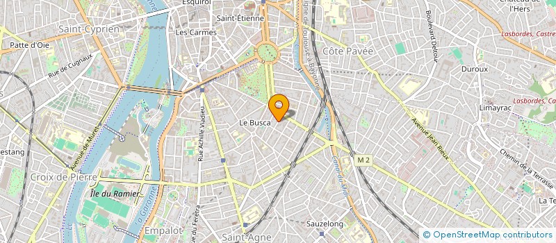 localisation de l'entreprise MADAME MARIE-HELENE BENAZET à TOULOUSE