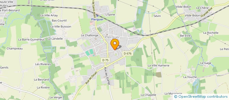 localisation de l'entreprise MADAME MARIE-HELENE BERANGER  PLERGUER