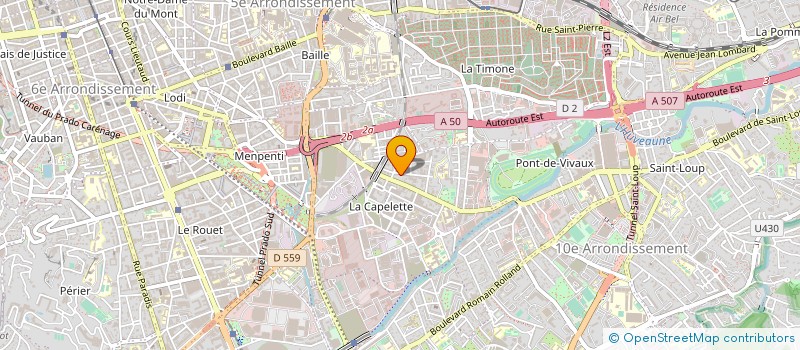 localisation de l'entreprise MADAME MARIE-HELENE BERTUCCELI à MARSEILLE