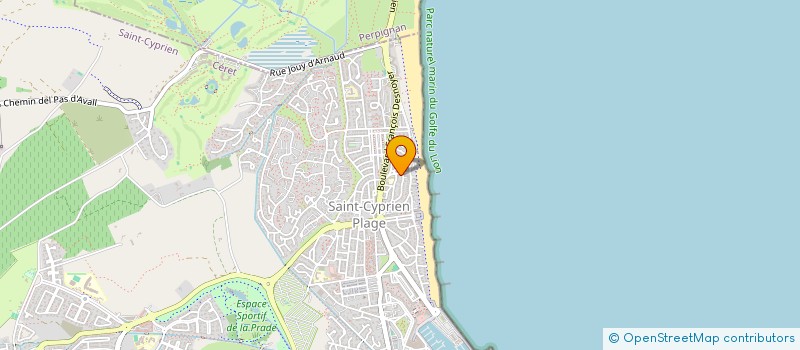 localisation de l'entreprise MADAME MARIE-HELENE BLAISE  SAINT-CYPRIEN