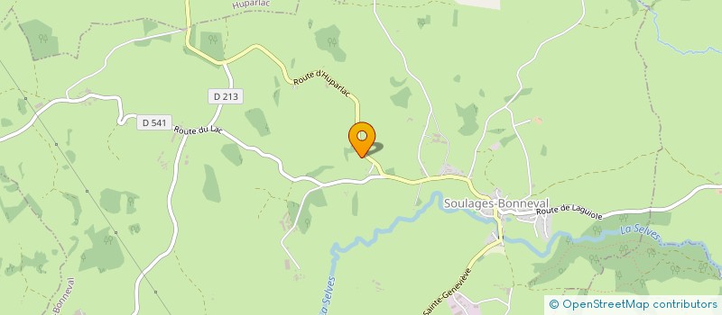 localisation de l'entreprise MADAME MARIE HELENE BORS  CASSUEJOULS