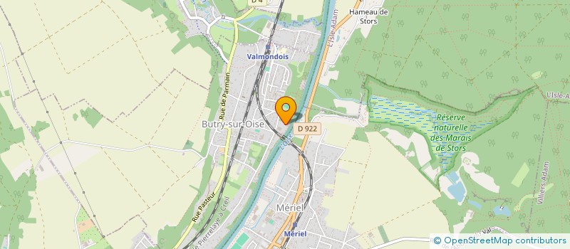 localisation de l'entreprise MADAME MARIE-HELENE BOULLANGER  BUTRY-SUR-OISE