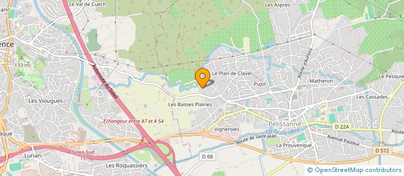 localisation de l'entreprise MADAME MARIE-HELENE BOURRIENNE  PELISSANNE