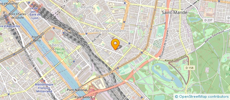 localisation de l'entreprise MADAME MARIE-HELENE BRIEND  PARIS