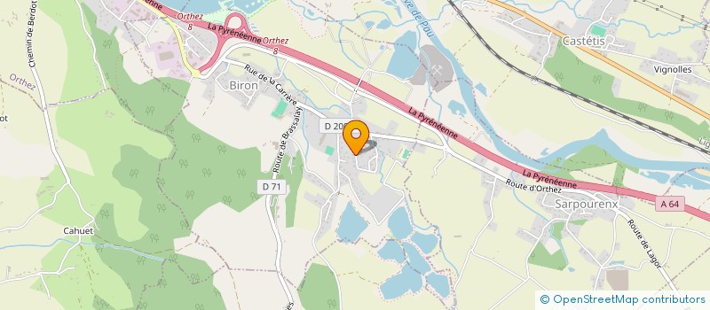 localisation de l'entreprise MADAME MARIE-HELENE CAMPANELLA  BIRON