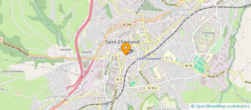 localisation de l'entreprise MADAME MARIE-HELENE CARDOSO  SAINT-CHAMOND