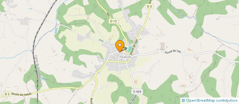 localisation de l'entreprise MADAME MARIE HELENE CARRAU  HABAS