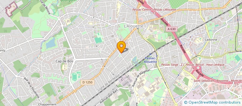 localisation de l'entreprise MADAME MARIE-HELENE CASANOUVE à PESSAC