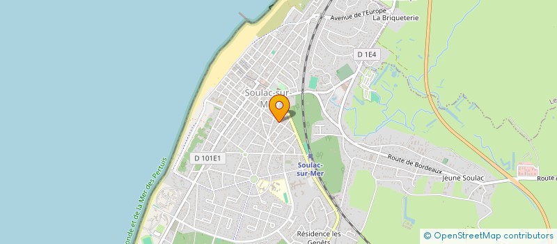 localisation de l'entreprise MADAME MARIE HELENE CHOPY  SOULAC-SUR-MER