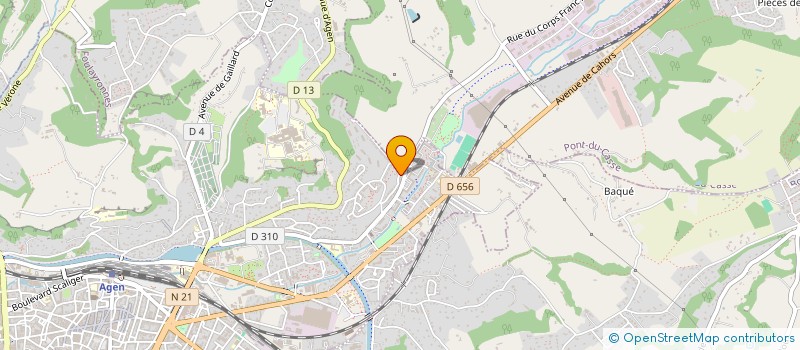 localisation de l'entreprise MADAME MARIE-HELENE CIFRE  AGEN