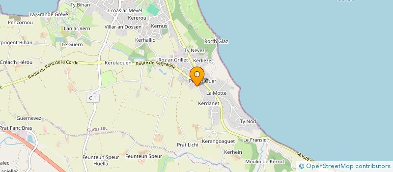 localisation de l'entreprise MADAME MARIE-HELENE CLEACH à CARANTEC