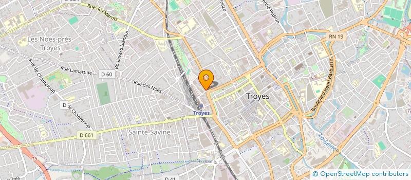 localisation de l'entreprise MADAME MARIE-HELENE COLLOMBAR  TROYES