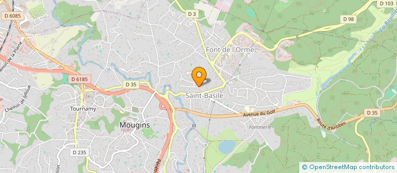 localisation de l'entreprise MADAME MARIE-HELENE CUFFARO  MOUGINS