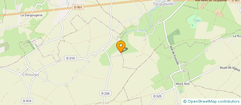 localisation de l'entreprise MADAME MARIE HELENE DEBRIX  CLITOURPS