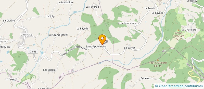 localisation de l'entreprise MADAME MARIE-HELENE DELAGE  LARAJASSE