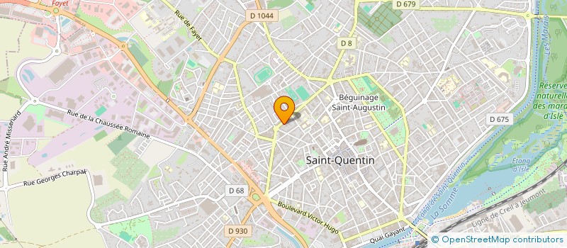 localisation de l'entreprise MADAME MARIE-HELENE DESPREZ à SAINT-QUENTIN