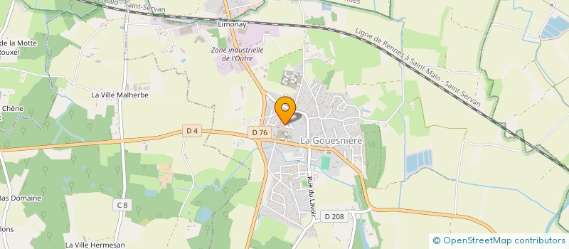 localisation de l'entreprise MADAME MARIE-HELENE DEVIS  LA GOUESNIERE