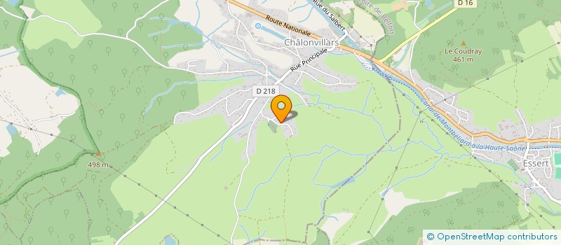 localisation de l'entreprise MADAME MARIE-HELENE DIDIER  CHALONVILLARS