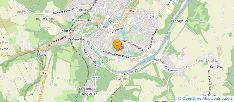 localisation de l'entreprise MADAME MARIE-HELENE DIVERS à CHATEAULIN