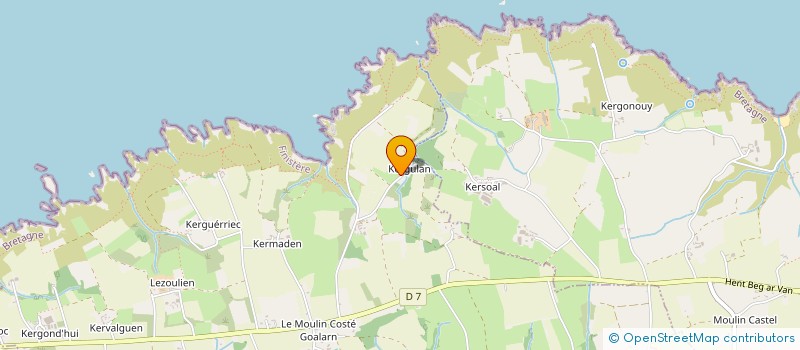 localisation de l'entreprise MADAME MARIE HELENE DONNART  GOULIEN